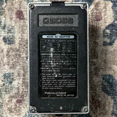 1981 Boss CS1 Compression Sustainer Vintage Black Lanel MIJ Made In Japan Compressor Guitar Effect Pedal! image 6