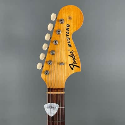Fender 1971 Mustang Competition Candy Apple Red VINTAGE 1971 - candy apple red image 3
