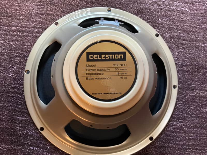 Celestion G12 Neo Creamback 12" 60-Watt 8ohm Guitar Amp Speaker 2020s - Cream image 1