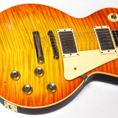 Gibson Custom 60th Anniversary 1960 Les Paul Standard V2 VOS 2020 Orange Sunset Fade image 5
