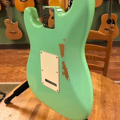 1986 Fender American Vintage '62 Stratocaster Surf Green AVRI image 13