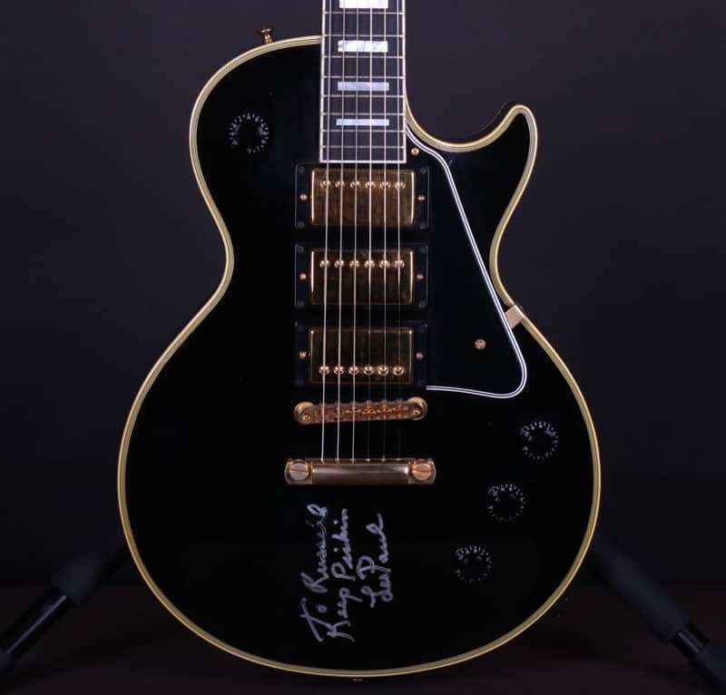 Gibson 57 Custom Shop Les Paul Mickey Baker Model Signed by Les 1957 Black image 1