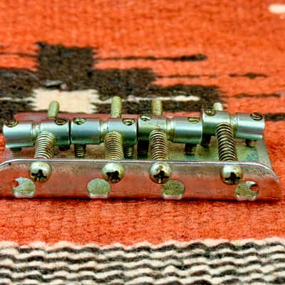 1970's Fender Precision Bass or Jazz Bass Guitar Bridge Circa 1974-1979 image 10