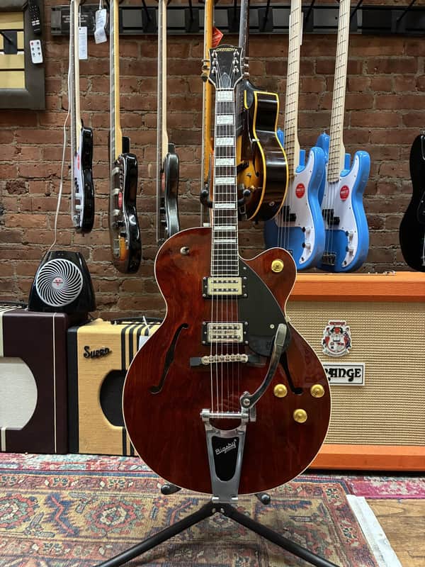 Gretsch Guitars G2420T Streamliner Single-Cutaway Hollowbody Electric Guitar With Bigsby - Walnut Stain image 1