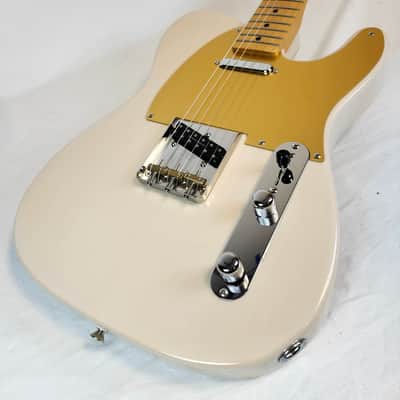 Fender JV Modified '50s Telecaster, Japan, White Blonde, SD Little '59 Mod, w/Bag, 6lbs 14.4ozs image 5