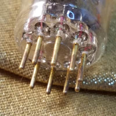 Amperex 6922 tNOS AT1000 TESTED Balanced! PI Vacuum Tube Gold Pins USA E88CC dual triode 1960-1969 image 5