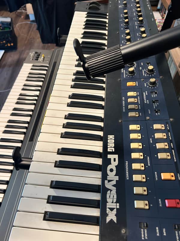 Korg PolySix 1980s - Navy Blue w/ Upgraded CPU image 1