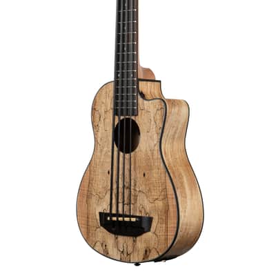 Kala Brand Music Co., 4-String Ukulele, Right, Natural, Ubass SP-MAPL-FS image 2