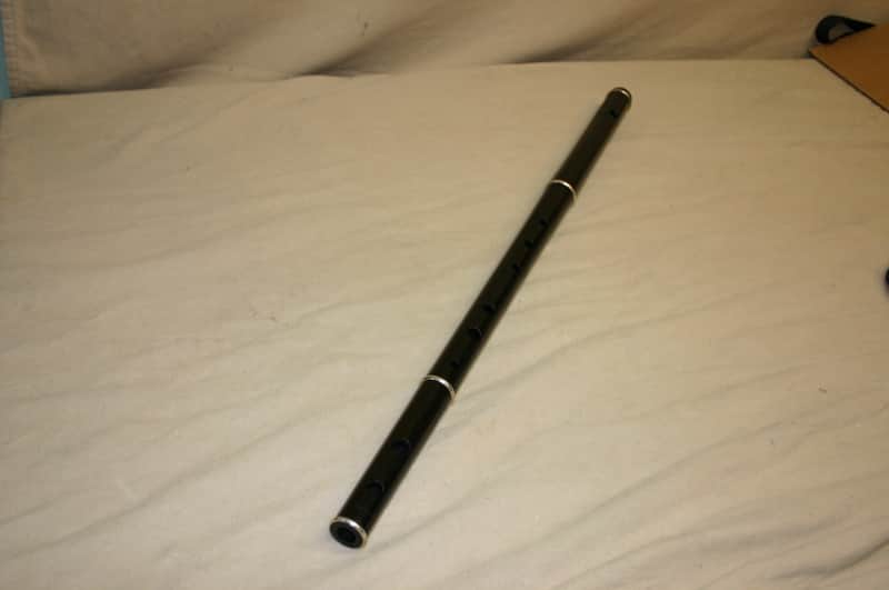 Patrick Olwell Irish flute keyless blackwood 2016 with case image 1