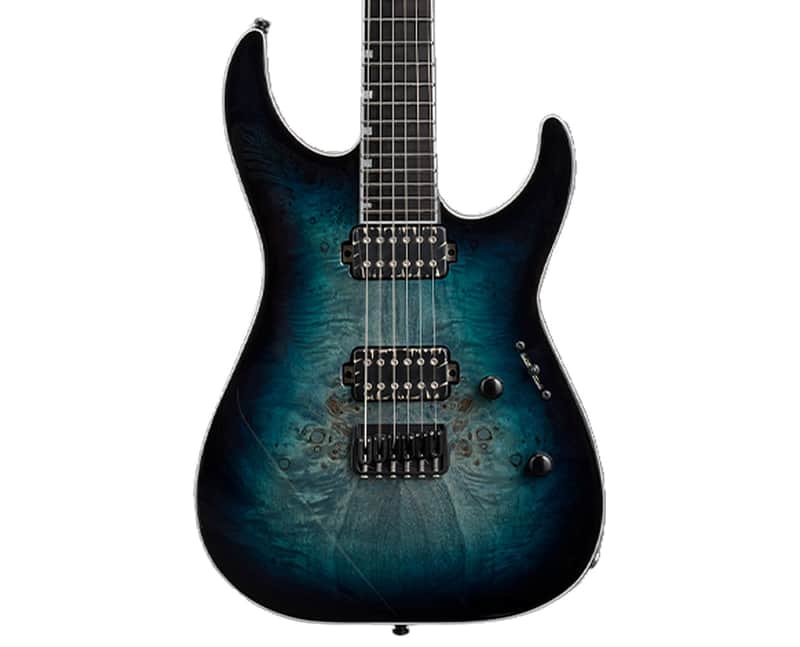 ESP E-II M-II HT BM Electric Guitar - Mercury Blue Burst - B-Stock