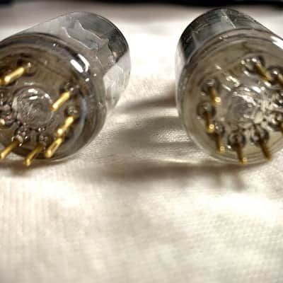 Two Paired Telefunken ECC803's 1968 Ulm Gold Pin/Diamond 1968 image 3