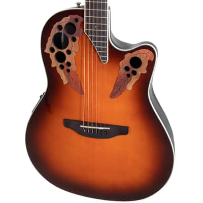 Ovation CE48-1 Celebrity Elite Super Shallow Guitar, Sunburst - Minor Damage image 5