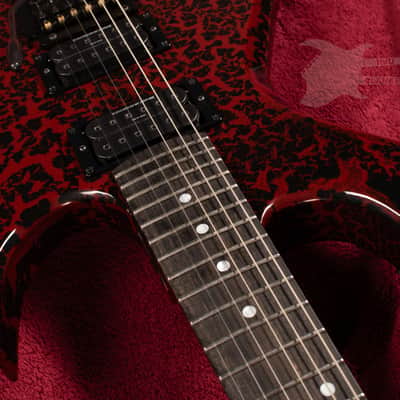 B.C. Rich Stranger Things Limited Edition Eddie's NJ Warlock USA Custom Shop Red Crackle #1 of 100 image 6