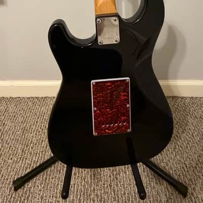 Samick Strat-Style electric guitar 1995 - black image 2