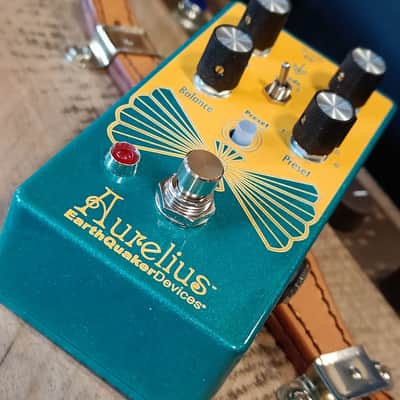 EarthQuaker Devices Aurelius Tri-Chorus - Turquoise / Yellow image 7