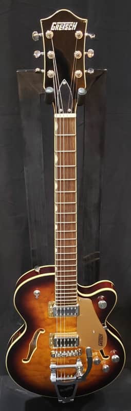 GRETSCH G5655T-QM ELECTROMATIC® CENTER BLOCK JR. SINGLE-CUT QUILTED MAPLE WITH BIGSBY® SWEET TEA 2023 image 1