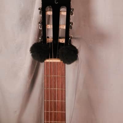 Takamine GC2 CE BLK Nylon Classical Cutaway Acoustic Electric Guitar Black NEW image 3