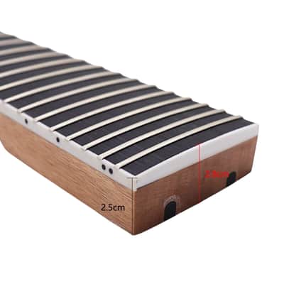 Okoume 8-String Guitar Neck, 24 Fret, Artificial Rosewood Fretboard image 7