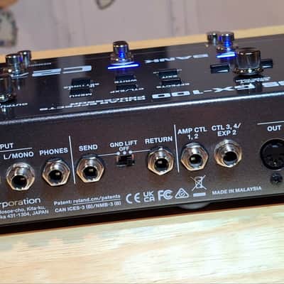 Boss GX-100 Guitar Effects Processor 2022 - Present - Black image 5