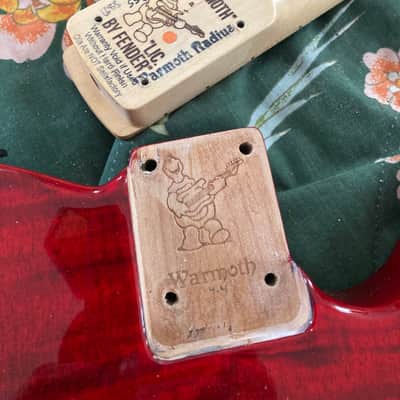 Warmoth Super tele Transparent red image 5