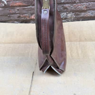 Vintage Simg Brown Acoustic Guitar Gig Bag Soft Case – For Parts/Repair image 13