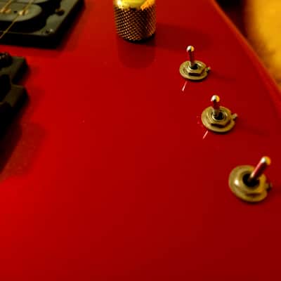 1984 San Dimas Charvel Red 1 owner Kahler HSS former V trem WOW image 8