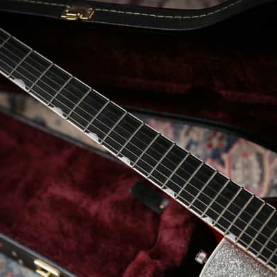 2006 Gretsch G6129T Jet Japanese Silver Sparkle image 17