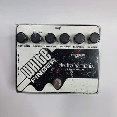 Electro-Harmonix White Finger Analog Optical Compressor with 40V Power Supply image 2