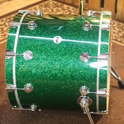 DW Collector's Maple SSC Green Glass Drum Set - 22,10,12,16 - SO#1450373 image 2