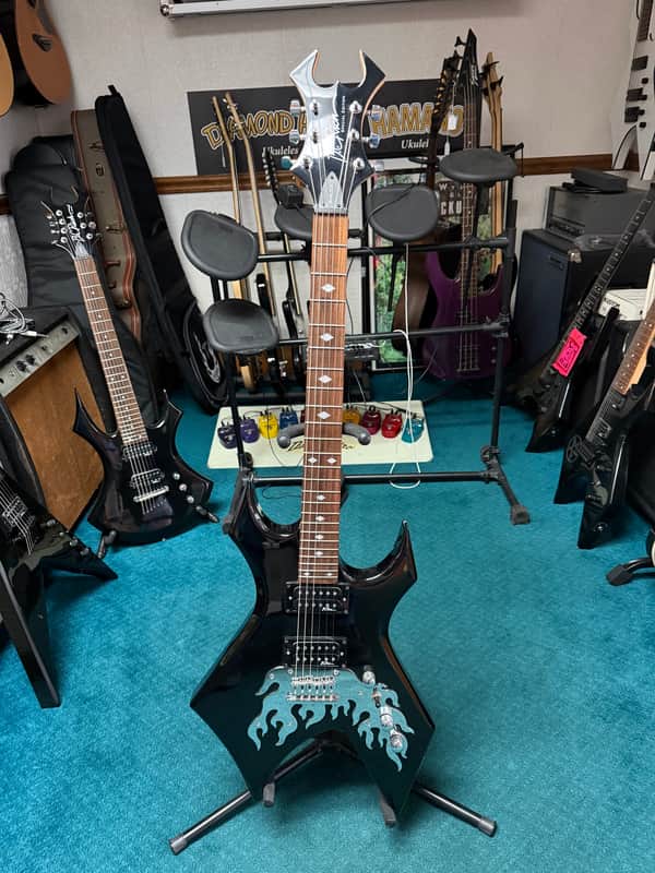 B.C. Rich Warlock Afterburner Special Edition Black image 1