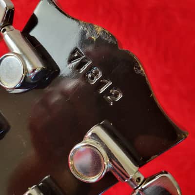 Rare - Aria Pro II LC-1000 1977 - Tobacco Brown Sunburst Lacquer Finish - Les Paul Custom - Original DiMarzio Super II DP104 Humbuckers - Ebony Fretboard & Mother Of Pearl Inlays - Made In Japan - MIJ image 17
