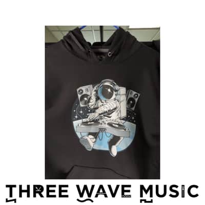Three Wave Music Hoodie(Astro DJ II) 2024 - Black [Three Wave Music] image 1