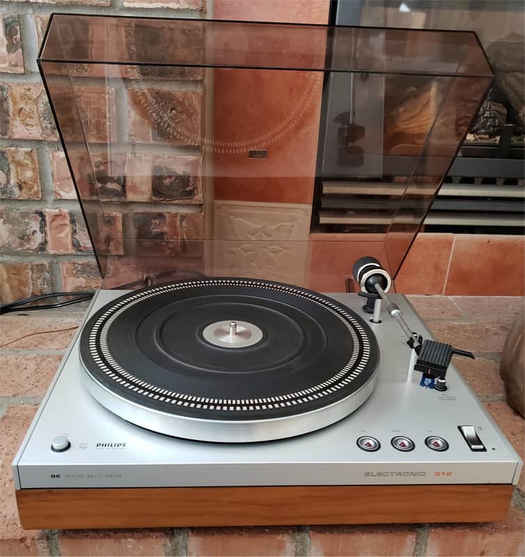 Philips GA 312 Turntable Just Serviced with NEW Carbon Fidelity Cartridge image 1