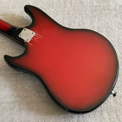 Vintage 1960’s Tombo Ukulet Electric Ukelele w Amp-In-Case Redburst MIJ Japan Rare Norma Teisco image 21