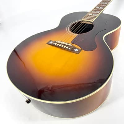 2015 Gibson Custom Shop Limited Edition J-185 Red Spruce - Sunset Burst image 2
