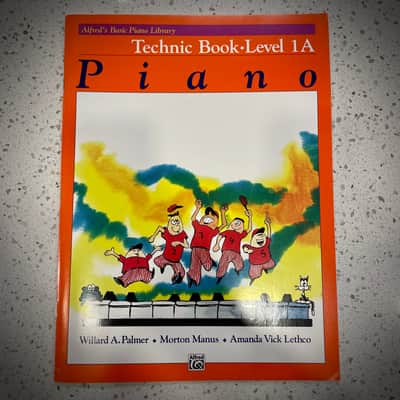 Alfred's Basic Piano Library Technic Book Level 1A image 1