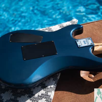 1980's Kramer JK 1000 Made by ESP! - Dimarzio Pickups - Original Floyd Rose Tremolo - Blue Metallic - Made in Japan - Pro Set Up! (Perfect frets/Action/Intonation) - Super Strat Shred Master Supreme! image 5