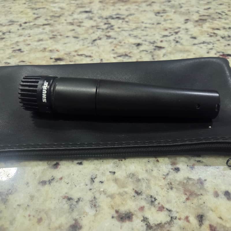 Shure SM57 Cardioid Dynamic Microphone 1984 - Present - Black imagen 1