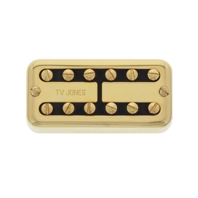 TV Jones TV Classic Plus Bridge Humbucker Pickup - Gold-NEW image 2