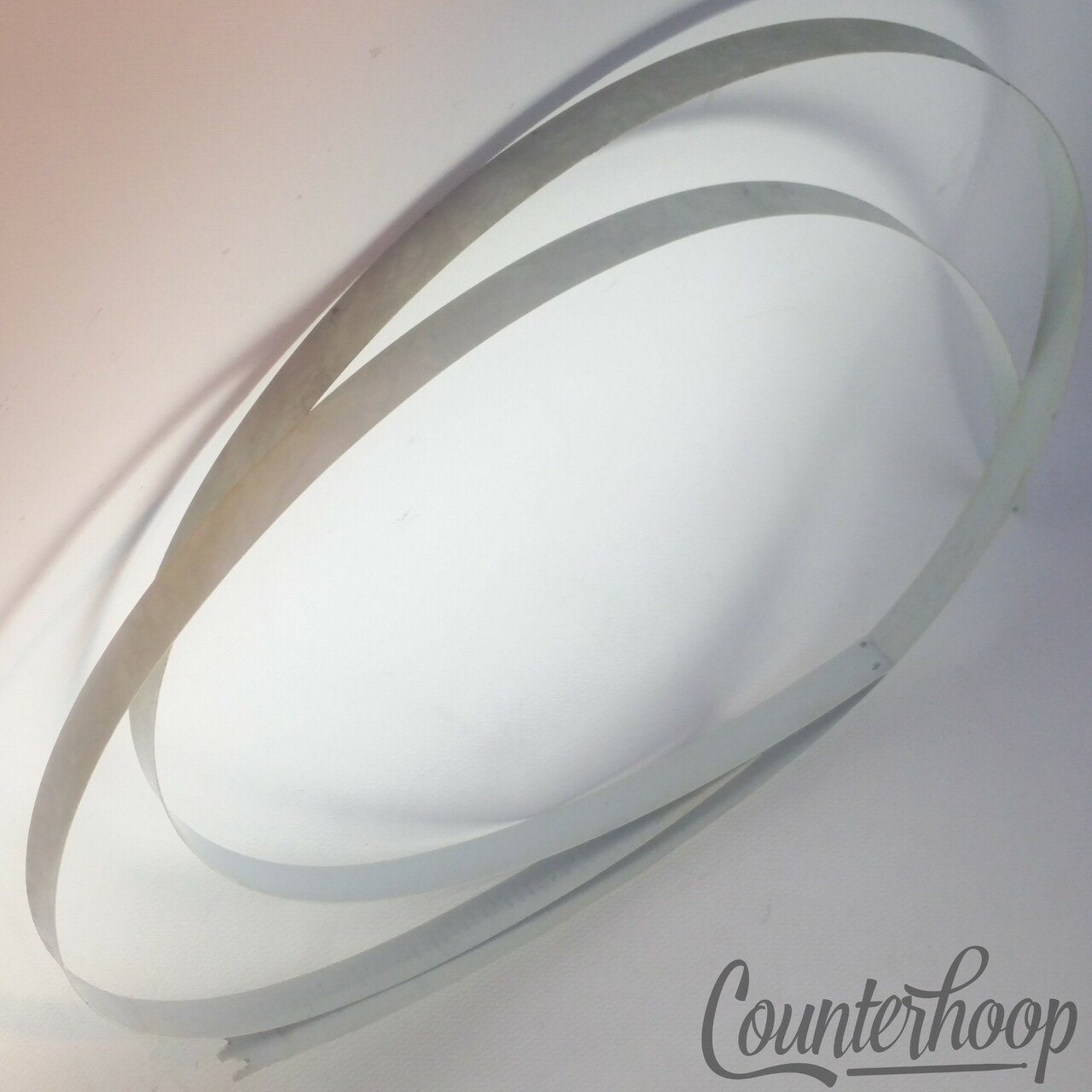 Slingerland WMP White Marine Pearl 18-20"Bass Drum Hoop/Rim Inlay Wrap 61" 60s — main photograph