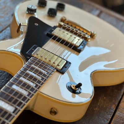Greco Japanese EG-600 Alpine White Single Cut 1989 Custom MIJ w/ HSC image 12