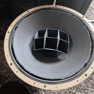 Altec Lansing 604 B duplex coaxial speakers with n1000b crossover restored early hi-fi 1949 - Grey crackle image 19