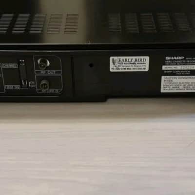 VINTAGE SHARP 6 HEAD/VCR/VHS/TITANIUM/MADE IN JAPAN/FULLY SERVICED image 5