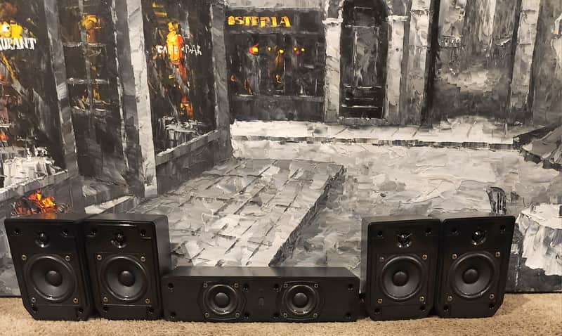 Yamaha Yamaha NX-C270 & NX-E270 Surround Sound Speakers 90s