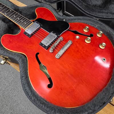 Gibson ES-333 with Case 2002 - Cherry image 2