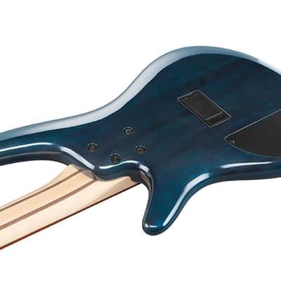 Ibanez SR405EQM-SCB 5-String Bass Quilted Maple Stained Cosmic Blue Starburst Jatoba Fretboard image 11