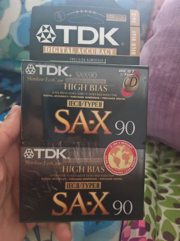 TDK TDK SA-X 90 (Type II) manufactured in Japan (2 Units pack New) image 1