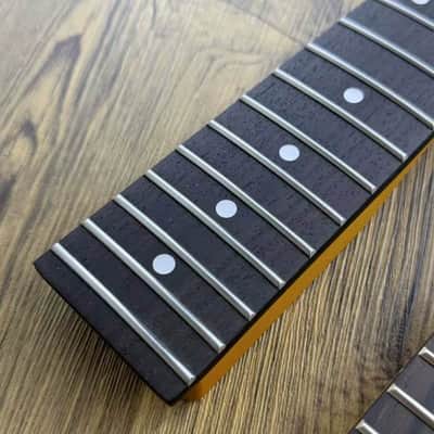 Satin Yellow Electric Guitar Maple Neck, Rosewood Fingerboard 22 Frets image 5