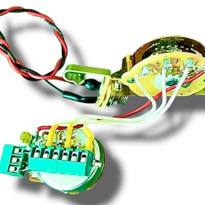 Strat Solderless HSS Wiring Harness 1 500k Volume 5 way Switch Jake E. Lee Wiring image 1
