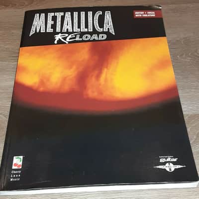 METALLICA - RELOAD - GUITAR TAB BOOK - METAL TABLATURE SHEET MUSIC SONGBOOK image 1